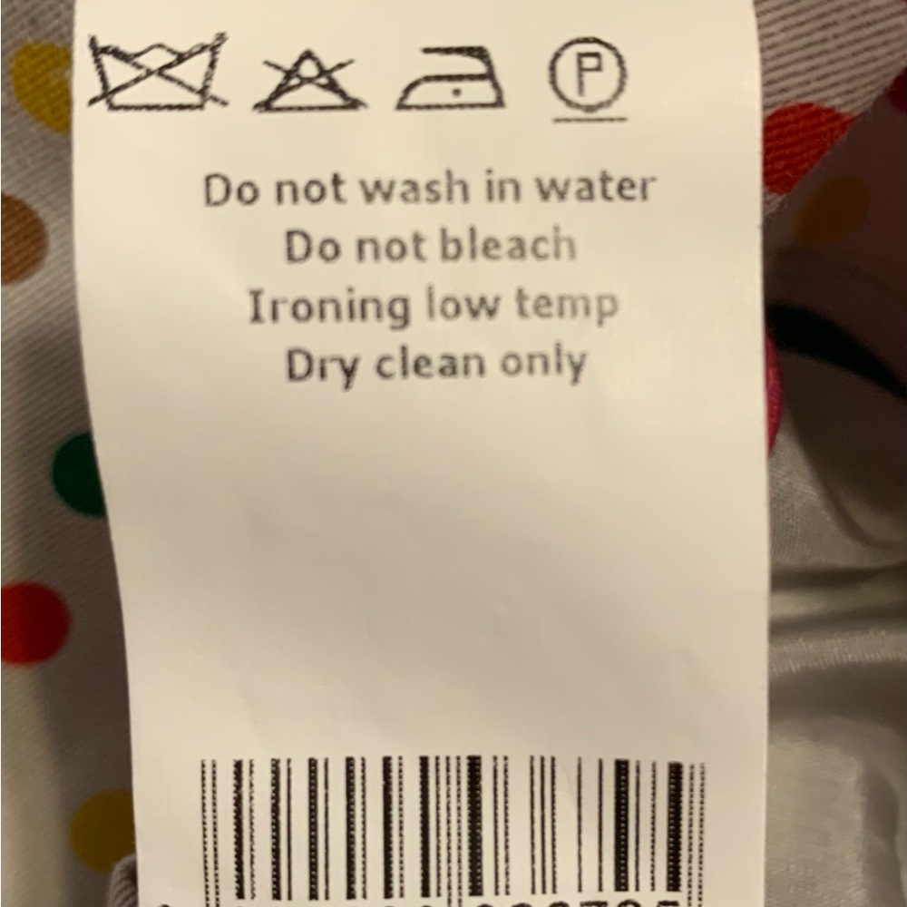 PAUL SMITH Blue collection ladies 100% cotton size 10 Polka Dot coat GUC - Picture 10 of 15